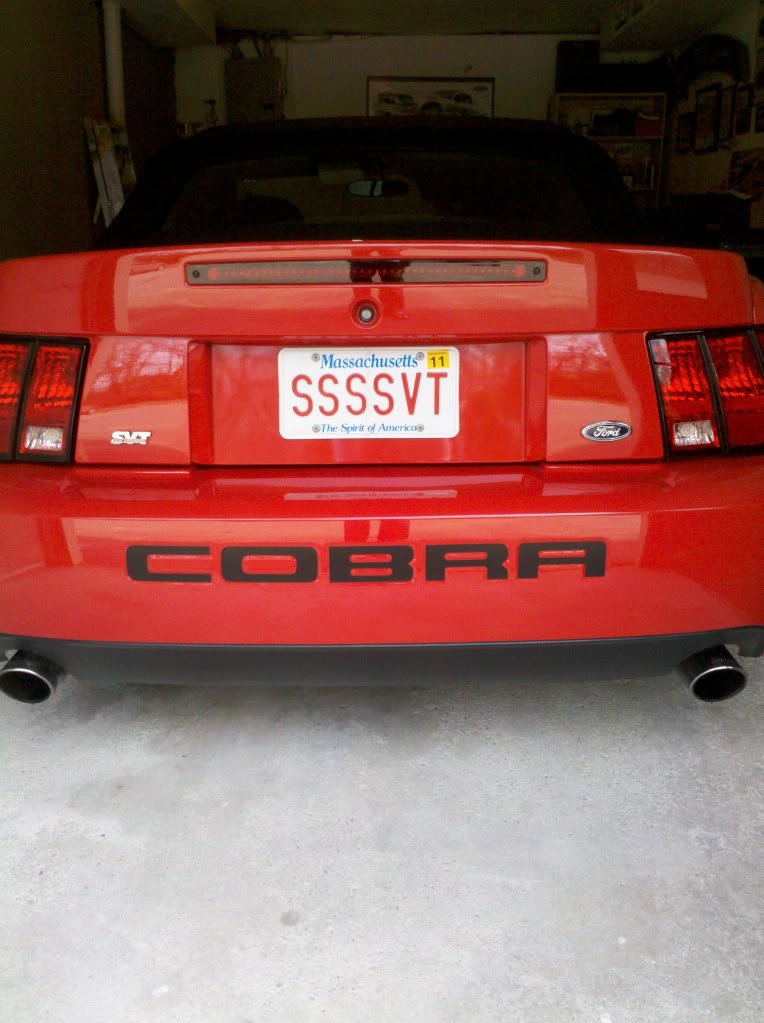 Terminator Cobra License Plates