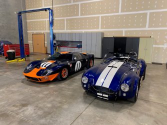 Cobra and GT40 in shop 2021.jpg