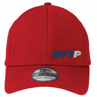 SVTP Tech-Mesh Hat | Blue-on-Red